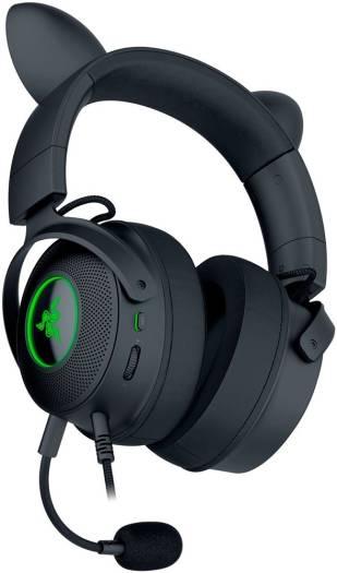 Razer Kraken Kitty V2 Pro Gaming Headphones, 50mm Razer TriForce Titanium, Passive Noise Cancellation, Unidirectional Pick-Up Pattern, USB Type-A Connectivity, Black | RZ04-04510100-R3M1 – Buy Online