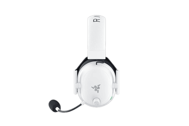 RAZER Razer BlackShark V2 HyperSpeed - White Wireless Ultra-Lightweight Esports Headset, 12 Hz ??? 28 kHz, Up to 70 hours, Unidirectional, Oval Ear Cushions, 280g Lightweight Design, Super Wideband Mic, TriForce Titanium 50 mm Drivers | RZ04-04960200-R3M1 - product view 2 of 4