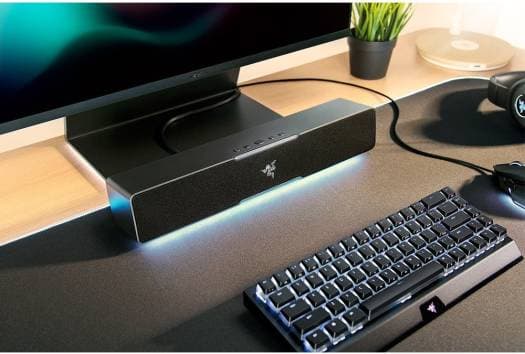 RAZER Razer Leviathan V2 X PC Gaming Soundbar, Dynamic High Fidelity Audio, Razer Chroma RGB, BT 5.0, 85 Hz-20 kHz Frequency Response, USB Type C Power & Audio Delivery, Black | RZ05-04280100-R3M1 - product view 2 of 8