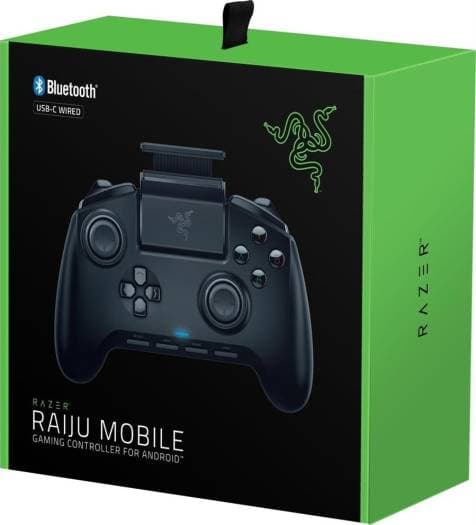 RAZER Razer Raiju Mobile Gaming Controller for Android (Ergonomic Multi-Function Button Layout, Hair Trigger Mode, Adjustable Phone Mount) ??? Black | RZ06-02800100-R3M1 - product view 3 of 6