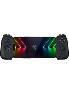 RAZER Razer Kishi V2 Mobile Gaming Controller for iPhone, Console Quality Controls, Universal Fit with Extendable Bridge, Stream PC, Xbox, PlayStation Games, Customizable Triggers, Ergonomic Design - Black | RZ06-04190100-R3M1 - product view 3 of 5