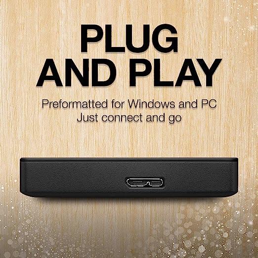 Seagate Seagate Expansion Portable 2TB External Hard Drive HDD - 2.5 Inch USB 3.0, for Mac and PC with Rescue Services. - product view 3 of 6