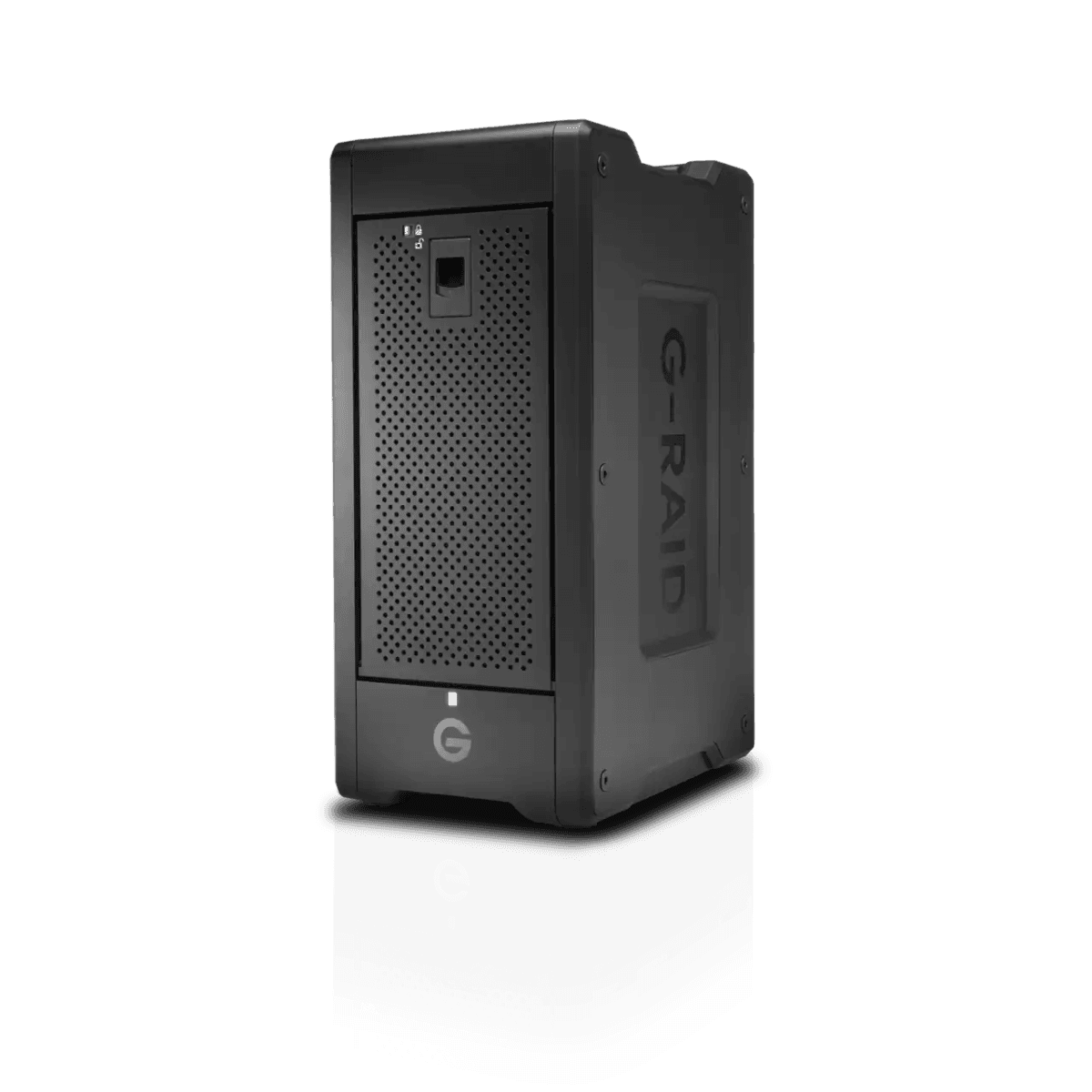 Seagate SanDisk Professional 144TB G-RAID Shuttle 8 8-Bay RAID Array, SATA III 3.5" Drive Bays, Read Speeds Up To 1690 MB/S, Write Speeds Up To 1490 MB/S, 2x TB3/USB 3.2 Gen 2, Black | SDPH48H-144T-MBAAB - product view 1 of 3