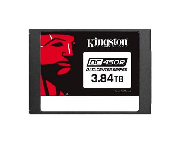 Kingston DC450R 3.84 TB SATA 6 Gb/s 2.5" Enterprise SSD, Up to 560MB/s Read, For Read-Centric Workloads,  3D TLC NAND, 2M Hours MTBF, 525MB/s Write Speed,XTS-AES 256-bit Encryption | SEDC450R/3840G – Buy Online