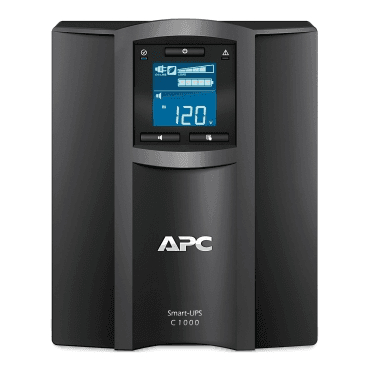 APC Smart-UPS C, Line Interactive, 1000VA, Tower, 230V, 8x IEC C13 outlets, SmartConnect port, USB and Serial communication, AVR, Graphic LCD | SMC1000IC  APC Smart-UPS 1000VA LCD,230V (SMC1000I)