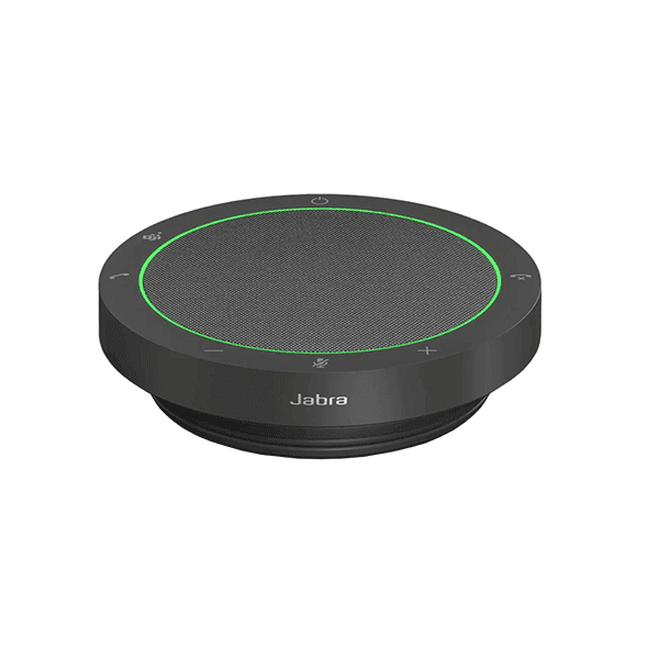 Jabra Speak2 55 Wireless Bluetooth Speakerphone, Conference Speaker with 4 Noise-Cancelling Mics, 50mm Full-Range Speakers & Wideband Audio, Certified for Zoom & Google Meet, Dark Grey | 2755-209 – Buy Online