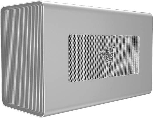 RAZER Razer Core X Thunderbolt 3 External Graphics Enclosure, 2x 8-Pin (6+2-Pin PCI-e), Wide Graphics Card Compatibility, 650W Power Supply, Mercury | ???RC21-01310200-R3W1 - product view 2 of 4