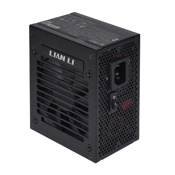 LIAN LI Lian Li SP850 80+ Gold Power Supply SFX, 850 Watts Power, Fully Modular Baided Cables, Adjusted Start/Stop Limit, JPN Electrolytic Capacitors, Black | G89.SP850B.01UK - product view 2 of 4
