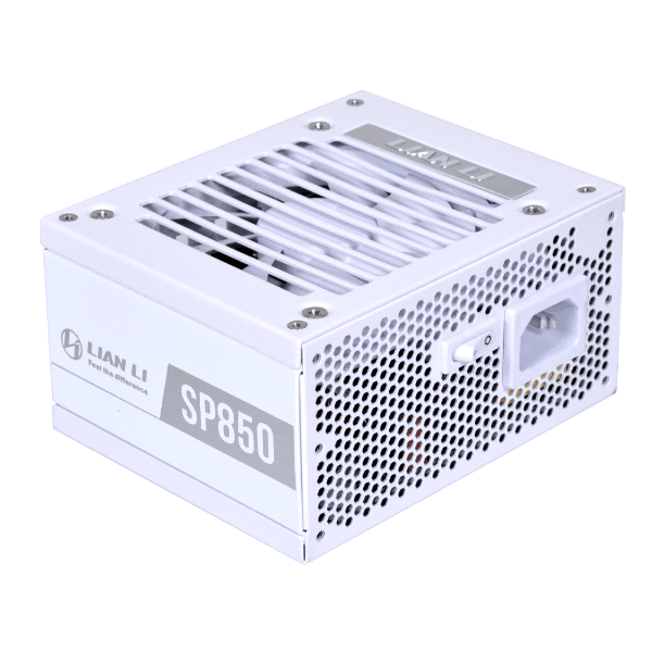 LIAN LI  Lian Li SP850 80+ Gold Fully Modular Design SFX Power Supply, 850 Watts, Japanese Electrolytic Capacitors, HYB Bearing Type, ZERO RPM mode, White | G89.SP850W.00UK - product view 2 of 4