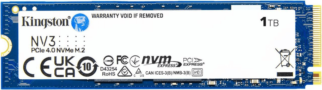 Kingston NV3 1TB NVMe SSD, M.2 2280 1TB PCIe 4.0 x4 Internal Solid State Drive,  Up to 6,000MB/s read, 4,000MB/s write | SNV3S/1000G – Buy Online