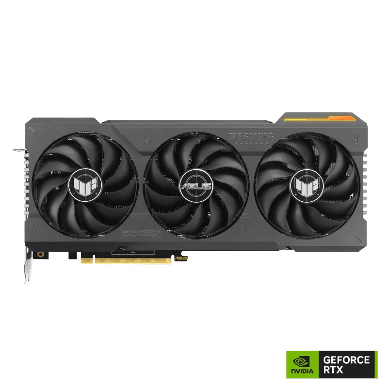 ASUS TUF Gaming GeForce RTX 4070 Ti OC Edition, 12GB GDDR6X 192-bit Memory, 7680 CUDA Cores, 2730 Engine Clock, 21 Gbps Memory Speed, PCI E 4.0, 2xHDMI 2.1a / 3x DP 1.4a / HDCP 2.3 | 90YV0IJ0-M0NA00 - product view 3 of 5