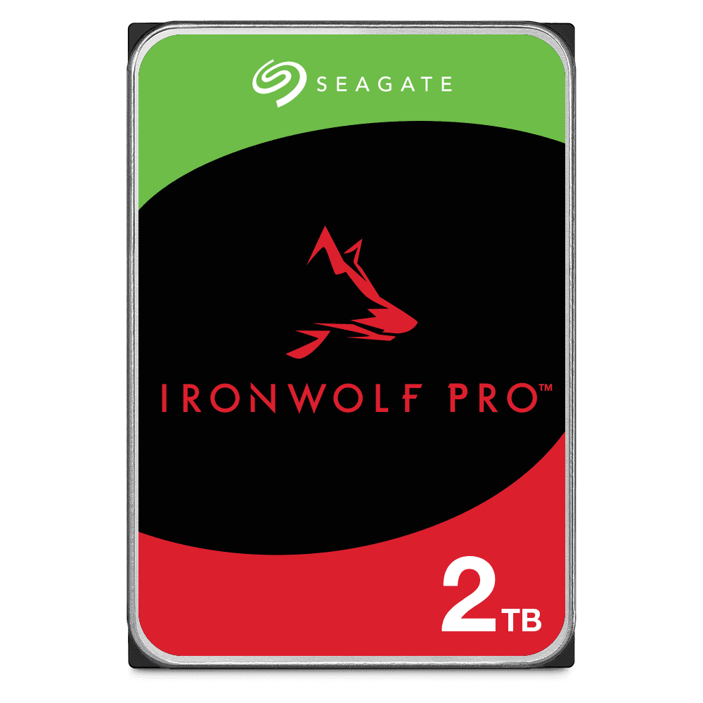 Seagate Seagate 2TB IronWolf Pro Ultra-Reliable 2TB Drives for NAS, Cloud, Servers and RAID, 7200 RPM, 256MB Cache, 2500000 hrs MTBF | ST2000VN001-ST2000NT001 - product view 2 of 5