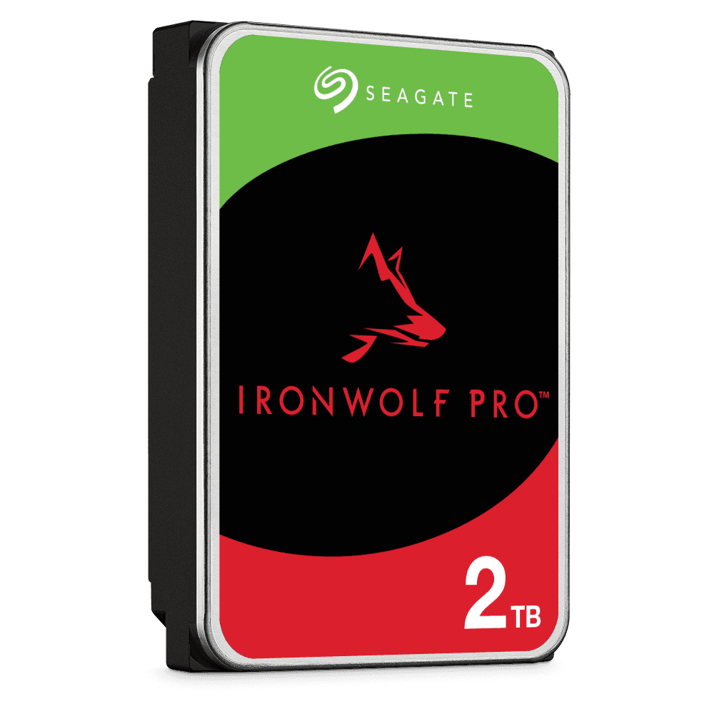 Seagate Seagate 2TB IronWolf Pro Ultra-Reliable 2TB Drives for NAS, Cloud, Servers and RAID, 7200 RPM, 256MB Cache, 2500000 hrs MTBF | ST2000VN001-ST2000NT001 - product view 3 of 5