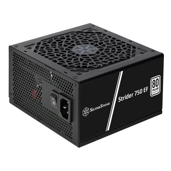 Silverstone Silverstone Strider 750 EF 80 PLUS 230V EU 750W ATX (PS2) Power Supply, Built-in 120mm fan, Class-leading single +12V rail, 24/7 continuous power output with 40??? operating temperature | SST-ST750-EF - product view 2 of 10