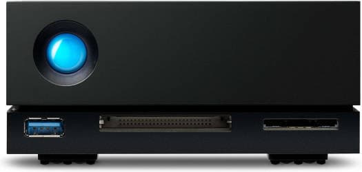 Lacie LaCie 1Big Dock 18TB External HDD, 7200 RPM, Up to 280 MB/s Data Transfer Speed, Up to 70W Charging Power, USB / USB 3.0 / Thunderbolt Interface, Windows & Mac Compatible, Black | STHS18000800 - product view 3 of 6