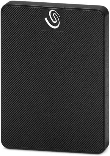 Seagate Seagate 1TB Expansion Portable USB 3.0 Textured Plastic External Hard Drive, Micro-USB 3.0 Interface, Bus Powered, Preformatted exFAT, Rescue Data Recovery Services Windows and Mac Compatible, Black | STKM1000400 - product view 1 of 6