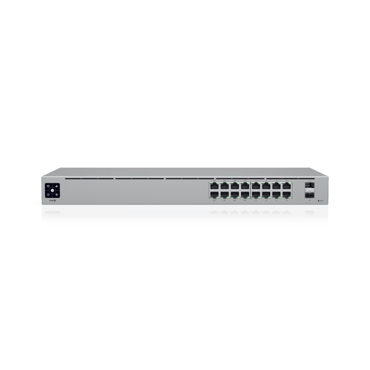 Unifi Standard 16 PoE 16-port, Layer 2 PoE Switch, Silent, Fanless Cooling System, 42W total PoE Availability| USW-16-POE (42W) – Buy Online