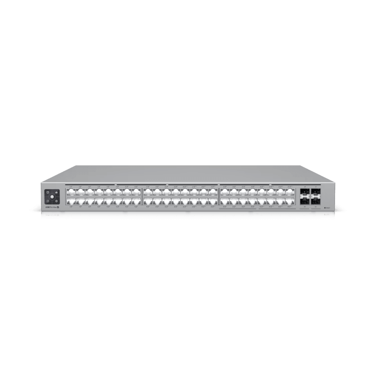 Unifi Pro Max 48 PoE 48-port Switch, Layer 3 Etherlighting switch with 2.5 GbE and PoE++ output  | USW-Pro-Max-48-PoE (720W) – Buy Online