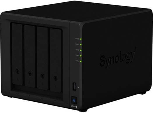 Synology Synology disk station DS420+ 4bay Intel Celeron J4025 2GB (Diskless), RJ-45 x2, USB 3.0 x2 Ports, Black | DS420+ - product view 1 of 7