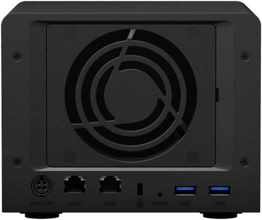 Synology Synology DiskStation DS620slim 6-Bay NAS Enclosure, 2GB of DDR3L RAM, 2 x USB 3.0 Type-A Ports, Read Speeds up to 226 MB/s, 2 x Gigabit Ethernet Ports, Black | DS620SLIM - product view 3 of 4