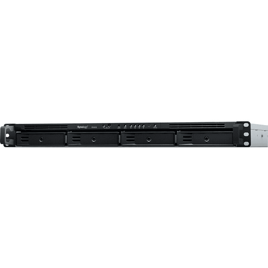 Synology Synology Expansion Unit RX418, 4-bay 1U rackmount expansion unit for 1U RackStation - product view 1 of 1