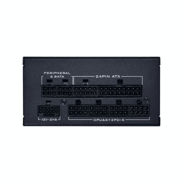 LIAN LI Lian li SP850 V2 Black Fully Modular SFX Power Supply, ATX 3.1 & PCIe 5.0 Ready, Compact 125×100×63.5 mm, 80 Plus Gold, 92mm FDB fan with ZERO RPM | G9P.SP0850G.B000.UK - product view 2 of 5