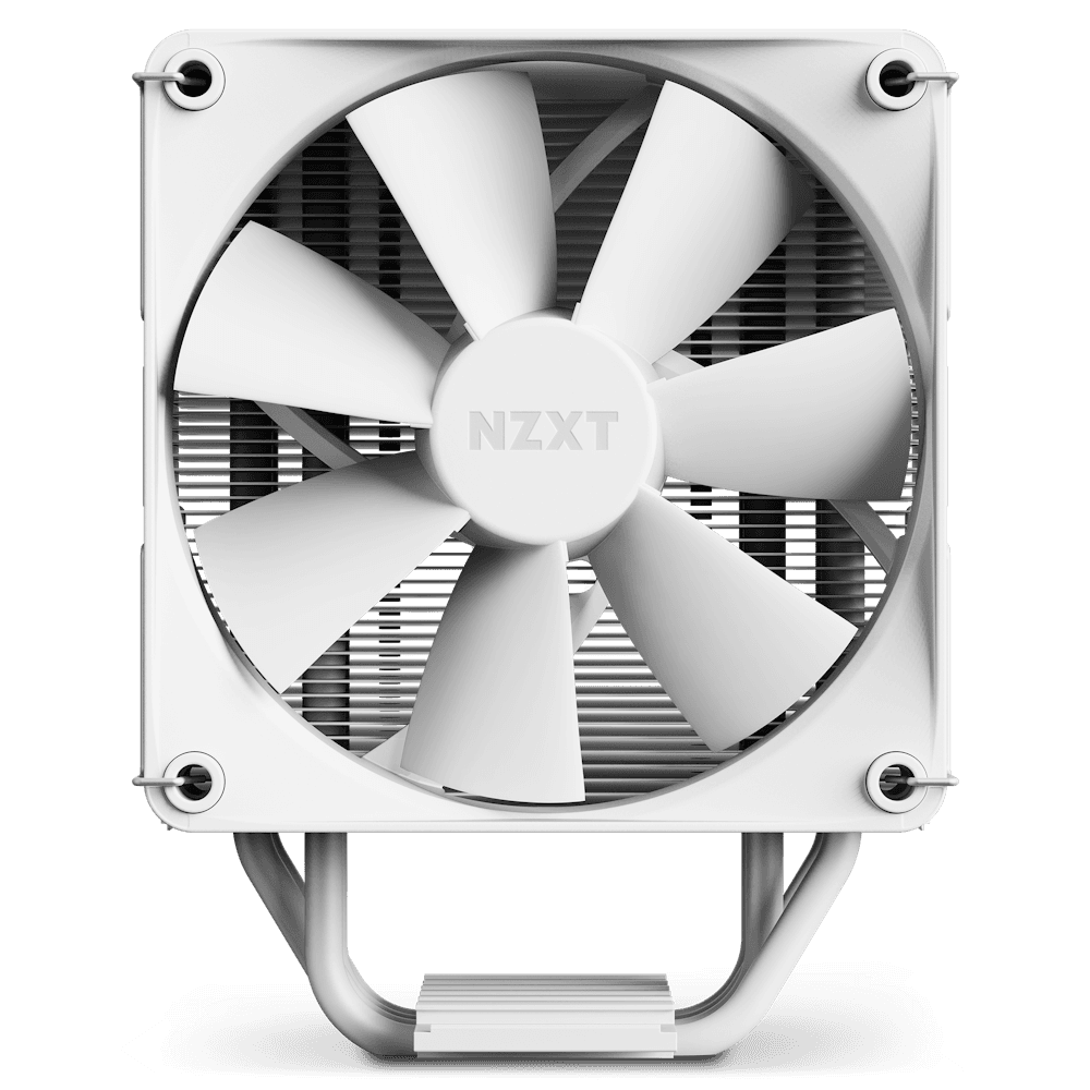 NZXT NZXT T120 CPU Air Cooler, 4 Conductive Copper Heat Pipes, 120mm F120 Fan, 27.5dBA Noise, 4-Pin PWM Connector | RC-TN120-W1 - product view 2 of 6