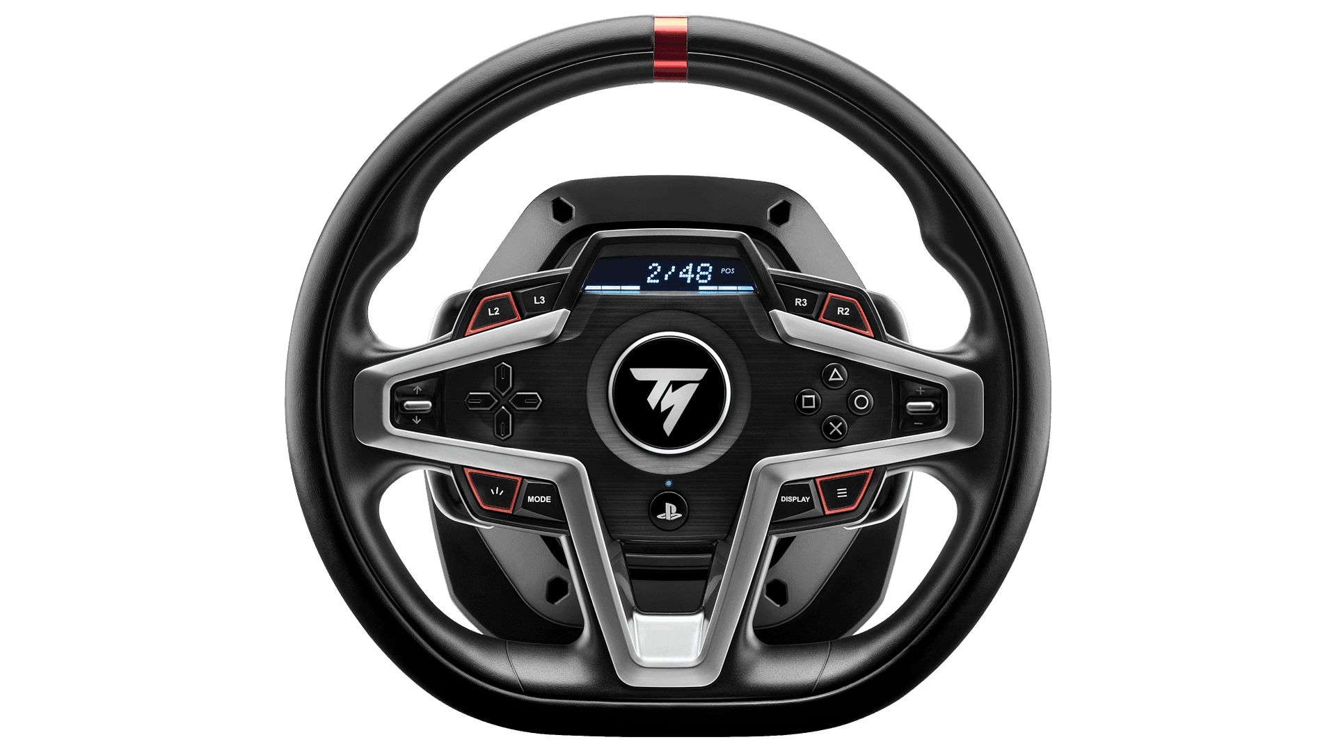 Thrustmaster Thrustmaster T248 Simulated Racing Wheel, T3PM Magnetic Pedal Set, officially licensed for PlayStation 5 & PlayStation 4, PC, H.E.A.R.T Magnetic Technology - product view 1 of 4