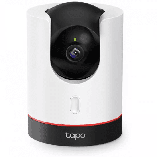 tp-link tp-link Tapo Pan/Tilt AI Home Security Wi-Fi Camera, 2K QHD 4MP (2560??1440 px), Two-Way (built-in microphone and speaker), 850m IR LED (up to 30ft), 940nm IR LED, IEEE 802.1 1b/g/n, 2.4 GHz Adapter Input: 100-240 V, 50/60 Hz, 0.3 A Adapter | Tapo C225 V1 - product view 1 of 5