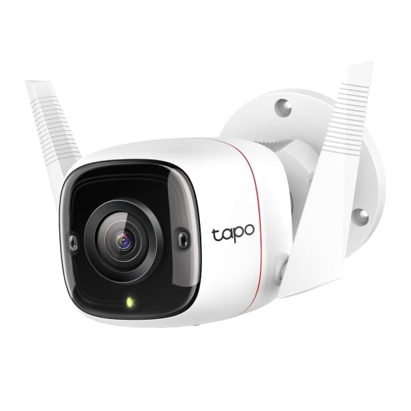 tp-link tp-link Tapo Outdoor Security Wi-Fi Camera, Ultra-High-Definition Video, Wired or Wireless Networking, Advanced Night Vision, Motion Detection and Notifications (AI), Sound and Light Alarm, Two-Way Audio, up to 512 GB, Voice Control | Tapo C310 V2.2 - product view 3 of 6