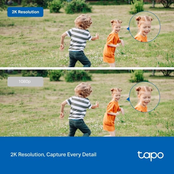 tp-link tp-link Tapo Outdoor Security Wi-Fi Camera, Ultra-High-Definition Video, Wired or Wireless Networking, Advanced Night Vision, Motion Detection and Notifications (AI), Sound and Light Alarm, Two-Way Audio, up to 512 GB, Voice Control | Tapo C310 V2.2 - product view 2 of 6