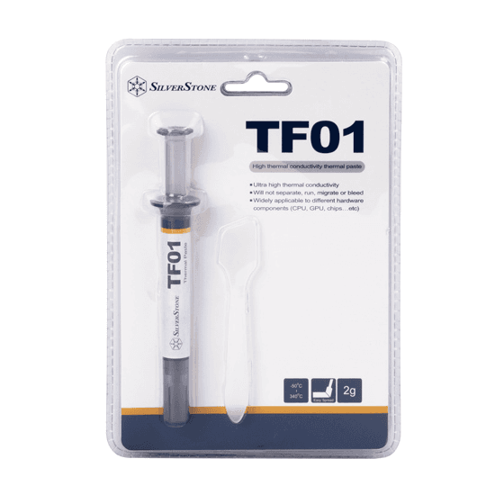 Silverstone Silverstone TF01 High thermal conductivity Thermal Paste, Ultra high thermal conductivity - product view 1 of 5
