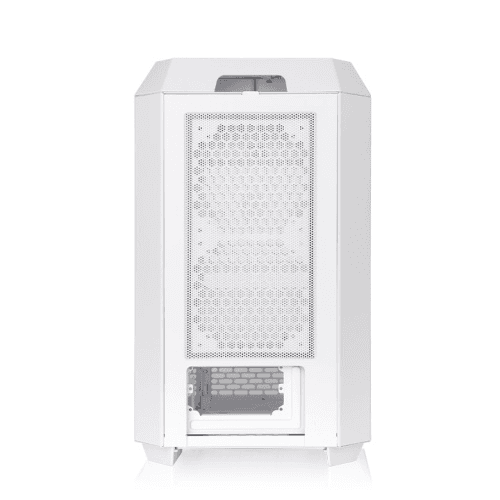 Thermaltake Thermaltake Tower 250 Snow Mini Tower Case, Tempered Glass, 2x Pre-installed CT120 Fans, MoBo Supports Mini ITX, Radiator Upto 360mm, White | CA-1Z9-00S6WN-00 - product view 2 of 5
