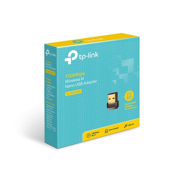 tp-link tp-link TL-WN725N 150Mbps Wireless N Nano USB Adapter, Windows 10/8.1/8/7/XP, Mac OS X, Linux - product view 2 of 4