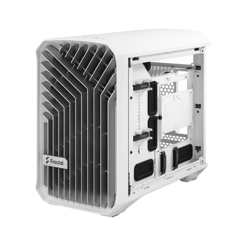 Fractal Design FRACTAL Design Torrent Nano Mini-ITX PC Case, 1x Pre Installed Fan 180 PWM Fans, GPU Max 335 Mm, Motherboard Compatibility Upto MITX, 3x Expansion Slots & Drive Mounts, ATX PSU Compatibility, Fixed Cable Straps, White TG Clear Tint | FD-C-TOR1N-03 - product view 2 of 11