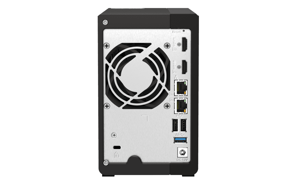 QNAP QNAP TS-253E 2 Bay High-Performance Desktop NAS, Intel Celeron J6412 Processor, 8 GB DDR4 RAM, 2 x 3.5" SATA 6Gb/s, Dual 2.5GbE Network Connectivity, 2xM.2 2280 PCIe, 2 x USB 3.2 Gen2 | TS-253E-8G - product view 1 of 5