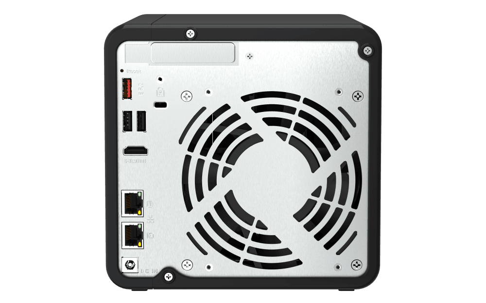 QNAP QNAP TS-464-8G (4 CORE 2.9GHZ, 8GB RAM, 4XSATA, 2X M.2 NVME SLOT, 1XPCIE, 1XHDMI 4K, 2X2.5GBE, 4XUSB) | TS-464-8G - product view 1 of 4