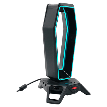 Twisted Minds Twisted Minds TM-HS-502 RGB Scorpion Headset Stand Black, 1.5M Power cable length, USB 2.0 - product view 3 of 4