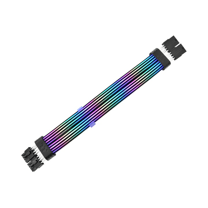 Thermaltake Thermaltake Tt Mod 8-pin ARGB Power Extension Cable, 54 LEDs, Transparent Illumination Tube, 16AWG High-Quality Wire, 5V ARGB Sync | AC-082-CN1NAN-A1 - product view 2 of 4