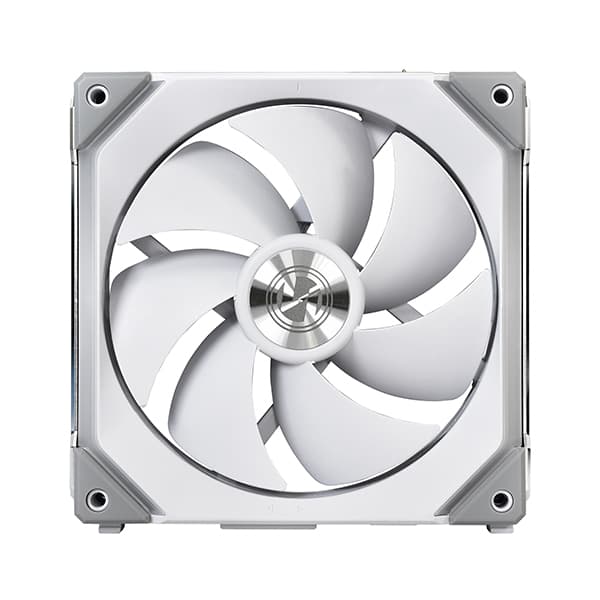 LIAN LI LIAN LI UF-SL120-1W WHITE: 120mm PC Case Fan, 58.54 CFM Airflow, 31 dB(A) Noise, FDB Bearing, RGB | UF-SL120-1W - product view 2 of 3