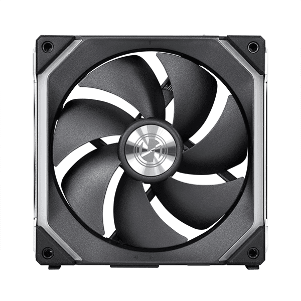 LIAN LI Lian Li UNI FAN SL 120mm Black Single ARGB Case Fan, 120 X 120 X 25 ( mm ), 800~1900RPM, 2.54mmH2O Max. Air Pressure, 58.54CFM Max. Air Flow, Fluid Dynamic Bearing(FDB) | UF-SL120-1B BLACK - product view 2 of 4