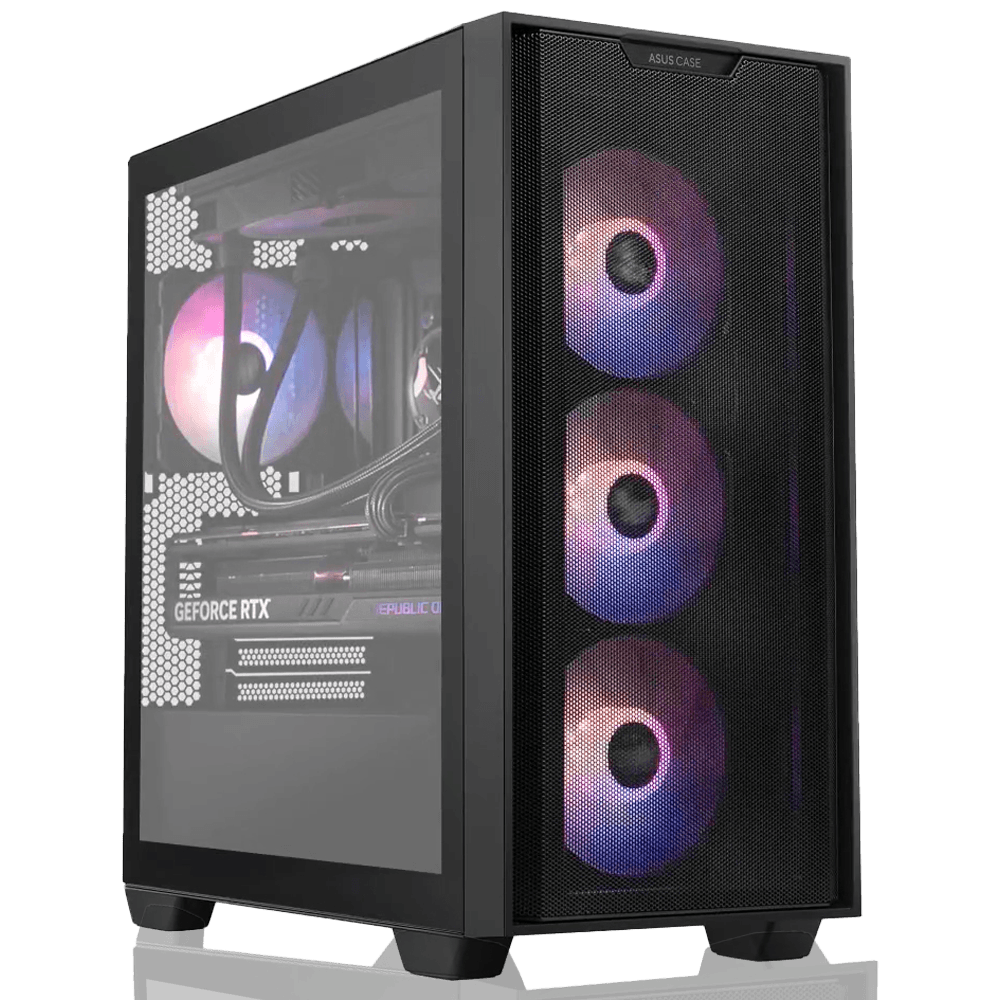 ASUS Powered Office PC 4x HDMI-Intel Core i5-12400F 6 Cores 12 Threads, GeForce GT 730  HTPC Build, 2GB GDDR3, 16GB (2 x 8GB) 288-Pin RAM DDR4 3200,  500GB PCIE 3.0 NVME, 850 W PSU, AG400 BK ARGB Single Tower 120mm CPU Cooler