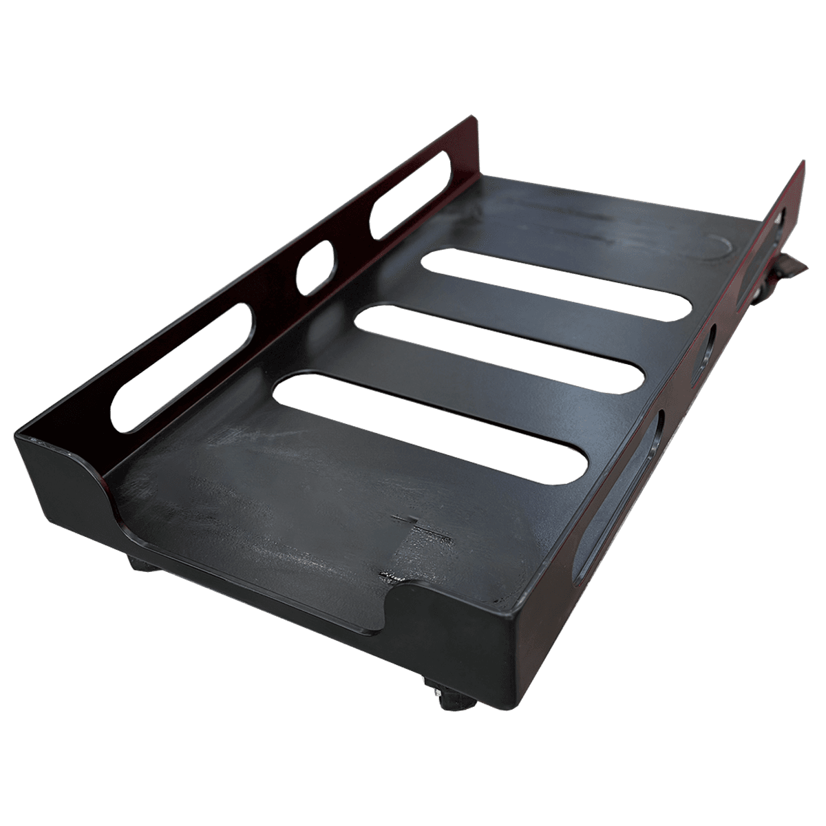 Nanotech Heavy Duty (Cpu Holder) - Metal Rolling CPU Stand with Wheels, 100kg Weight Capacity, Heavy Duty Desktop Computer Tower Cart with Ventilation, Heavy Duty CPU Trolley with Castor Wheels Computer Floor Stand Trolley CPU Stand CPU Holder Trolley CPU Holder. - product view 3 of 5