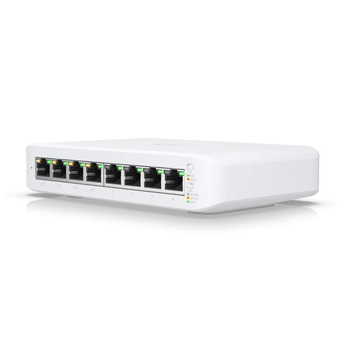 Ubiquiti Ubiquiti Networks UniFi Switch Lite 8 PoE | 8-Port Gigabit Switch with 4 PoE+ 802.3at Ports (USW-Lite-8-PoE) - product view 3 of 3