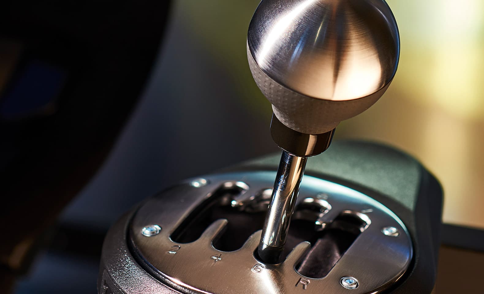Thrustmaster Thrustmaster TH8A Shifter Add-On, High-end, Realistic Multiplatform Shifter, H.E.A.R.T HallEffect AccuRate Technology for PC, PS4, PS5, PS5 Pro, Xbox One, and Xbox Series X|S - product view 2 of 4