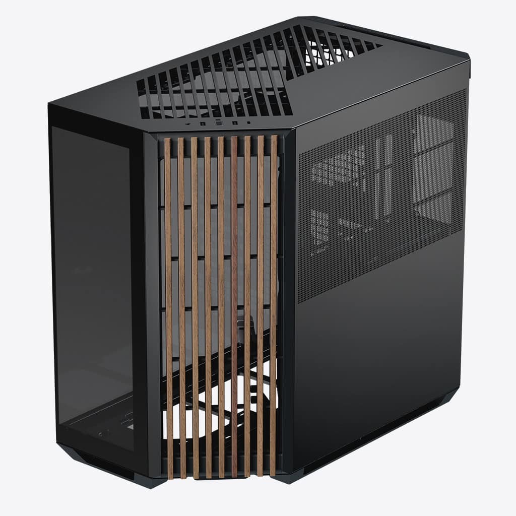Nanotech APNX V1 Wood Black Built Gaming PC, AMD 7800X3D Ryzen 7, TUF RTX4080-Super 16GB OC, 32GB (2x16GB) 6400MTs, 2TB 990 PRO, 1000W - product view 2 of 7