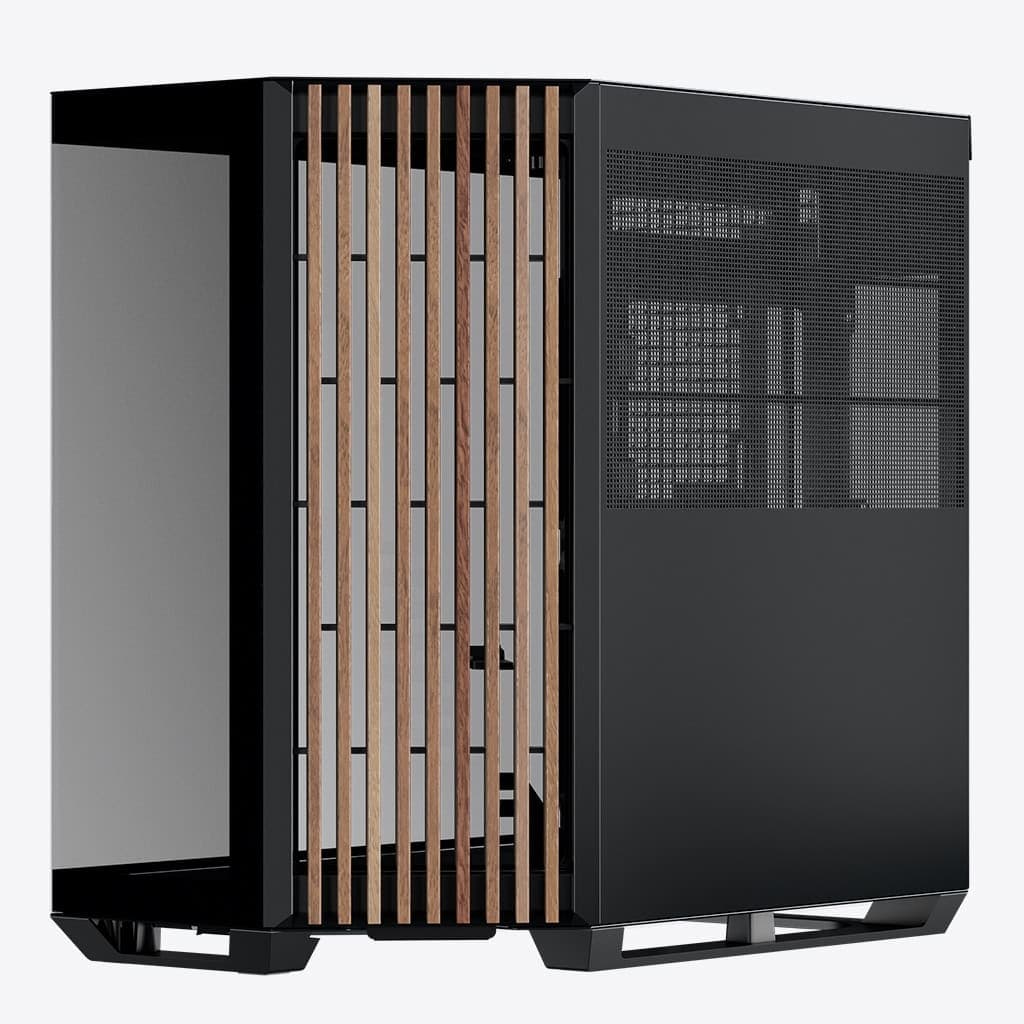 Nanotech APNX V1 Wood Black Built Gaming PC, AMD 7800X3D Ryzen 7, TUF RTX4080-Super 16GB OC, 32GB (2x16GB) 6400MTs, 2TB 990 PRO, 1000W - product view 3 of 7