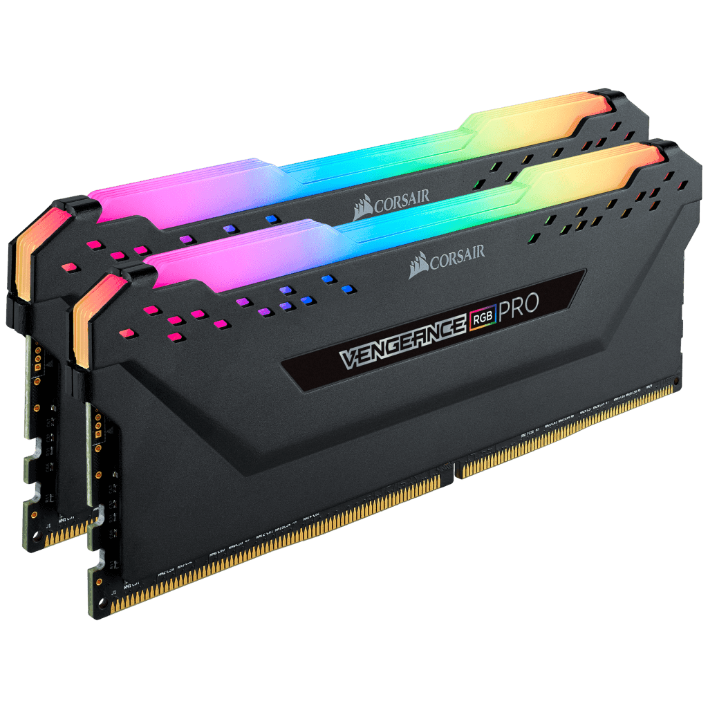 Corsair Corsair Vengeance RGB Pro 32GB (2 x16) DDR4 3600MHz RAM Desktop Memory | CMW32GX4M2D3600C18 - product view 3 of 5