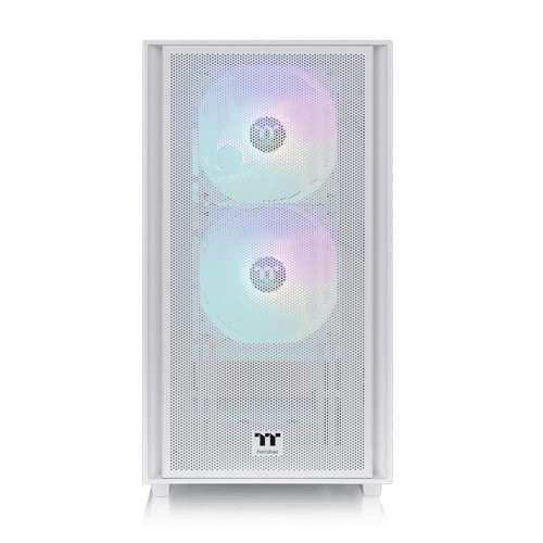 Thermaltake Thermaltake Versa H16 TG ARGB Micro Tower Case, Tempered Glass and Mesh Panel, 3x 120mm ARGB Lite Fans, Motherboard upto Micro ATX, Radiator Upto 280mm, White | CA-1Y8-00S6WN-01 - product view 2 of 5