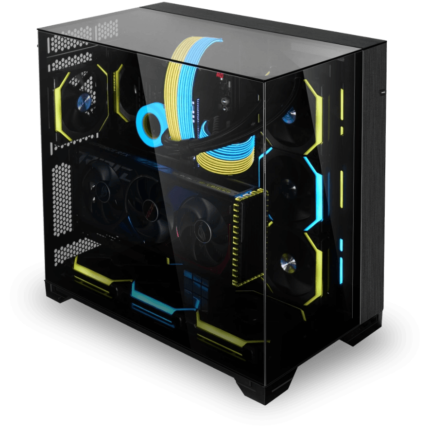 Nanotech VISION  Gaming PC - AMD Ryzen 7 7800X3D 8 Cores 16 Threads, NVIDIA RTX 4080 SUPER 16GB, 32GB DDR5 RAM 6000MHz, 2TB SSD NVME  850W PSU, 360mm Liquid Cooler, Wi-Fi + BT - product view 1 of 2